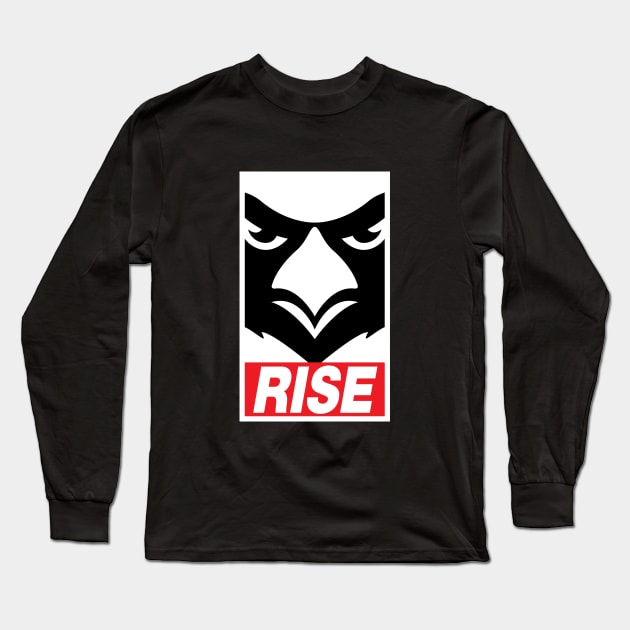 Rise obey Cardinals Long Sleeve T-Shirt by LunaGFXD